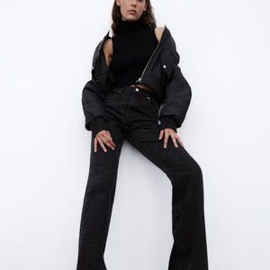 Zara Full Length Flare Jeans. Size 27/4